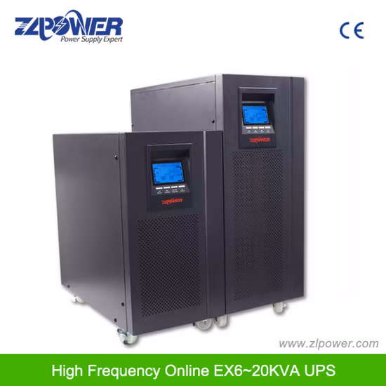 オンラインUPSダブルコンバージョン6kVA、10kVA、15kVA、20kVA UPS